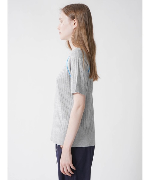 【セール】BICOLOR GLITTER RIB KNIT（ニット/セーター）｜:ETHROF（イーサオブ）
