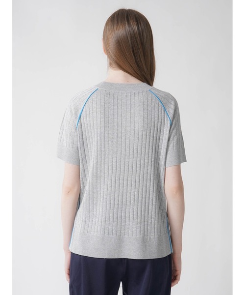 【セール】BICOLOR GLITTER RIB KNIT（ニット/セーター）｜:ETHROF（イーサオブ）