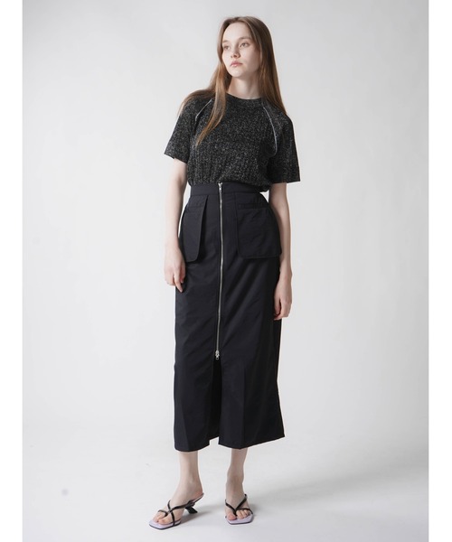 【セール】BICOLOR GLITTER RIB KNIT（ニット/セーター）｜:ETHROF（イーサオブ）