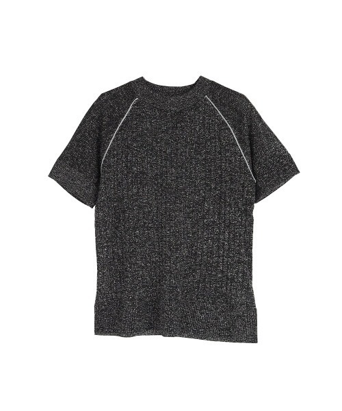 【セール】BICOLOR GLITTER RIB KNIT（ニット/セーター）｜:ETHROF（イーサオブ）