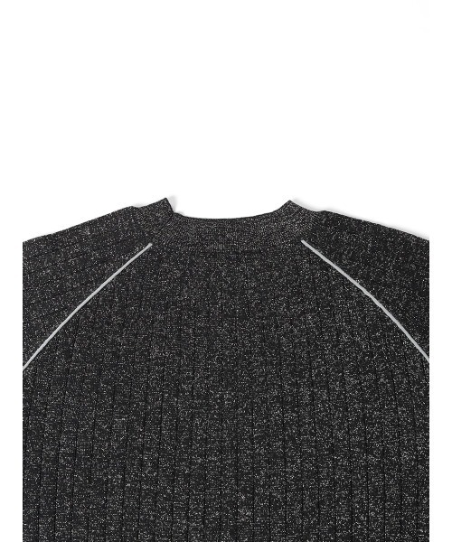【セール】BICOLOR GLITTER RIB KNIT（ニット/セーター）｜:ETHROF（イーサオブ）