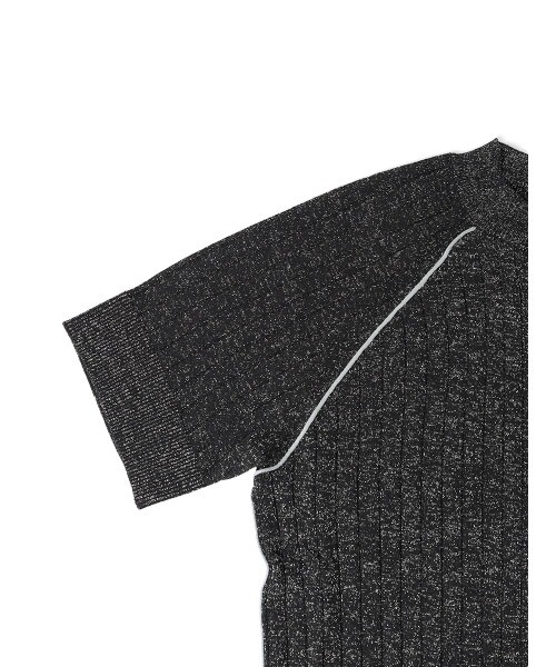 【セール】BICOLOR GLITTER RIB KNIT（ニット/セーター）｜:ETHROF（イーサオブ）