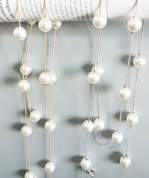 TONE SELECT GOODS（トーンセレクトグッズ）の「【resonance】フェイクパール×ラインストーン チェーンベルト【マルチウェイ/オケージョン】（ベルト・レディース・シルバー/ゴールド・FREE）」の3枚目の写真