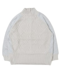 KRIFF MAYER Lady's Collection | スウェットドッキングニット(ニット/セーター)