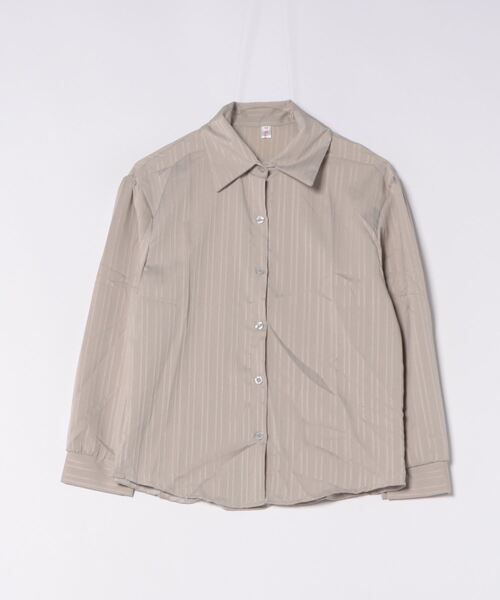 almost ready(オルモストレディー)の「【almost ready/オールモストレディ】ルーズフレンチシャツ(シャツ/ブラウス・レディース・ベージュ/ホワイト/ブルー・MEDIUM)」の2枚目の写真