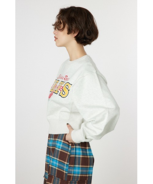 RODEO CROWNS WIDE BOWL（ロデオクラウンズワイドボウル）の「G/O VARIOUS スウェットトップス（スウェット・レディース・イエロー/ピンク/ブラウン/グレー×ホワイト・SMALL/MEDIUM）」の13枚目の写真