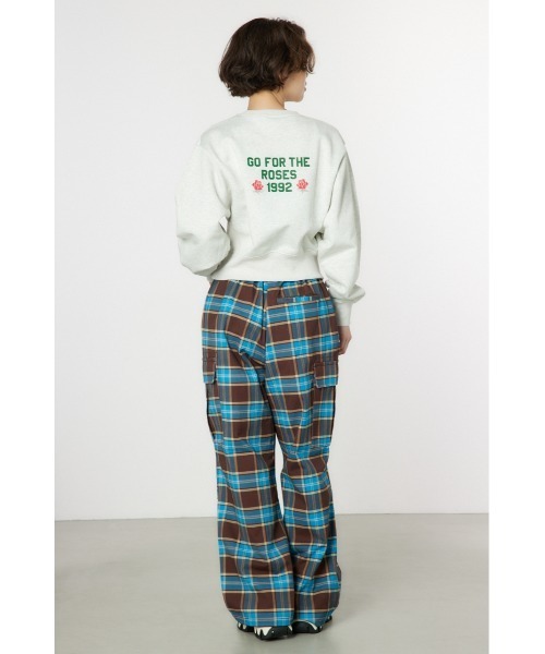 RODEO CROWNS WIDE BOWL（ロデオクラウンズワイドボウル）の「G/O VARIOUS スウェットトップス（スウェット・レディース・イエロー/ピンク/ブラウン/グレー×ホワイト・SMALL/MEDIUM）」の17枚目の写真