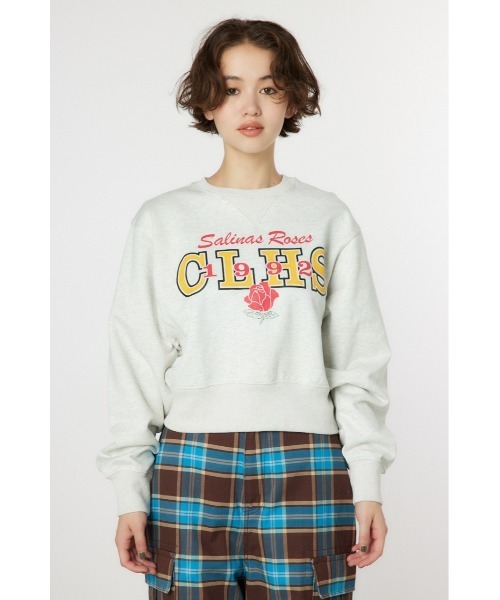 RODEO CROWNS WIDE BOWL（ロデオクラウンズワイドボウル）の「G/O VARIOUS スウェットトップス（スウェット・レディース・イエロー/ピンク/ブラウン/グレー×ホワイト・SMALL/MEDIUM）」の18枚目の写真