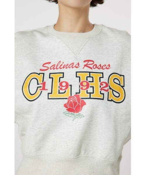 RODEO CROWNS WIDE BOWL（ロデオクラウンズワイドボウル）の「G/O VARIOUS スウェットトップス（スウェット・レディース・イエロー/ピンク/ブラウン/グレー×ホワイト・SMALL/MEDIUM）」の21枚目の写真