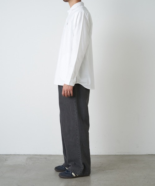 RRL ショールカラー　プルオーバーシャツ　XL GEVACO（ゲバコ）の「【GEVACO / ゲバコ】オックスラウンド