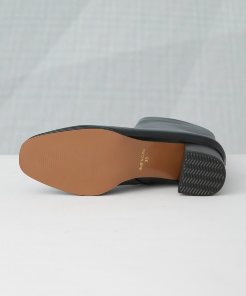 NANO universe（ナノユニバース）の「ラウンドショートブーツ（ブーツ・レディース・モカ/ブラック・38/37/36）」の7枚目の写真