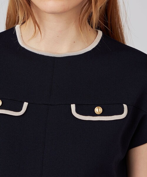 ミラノリブ ポケットワンピース（ワンピース）｜BALLSEY