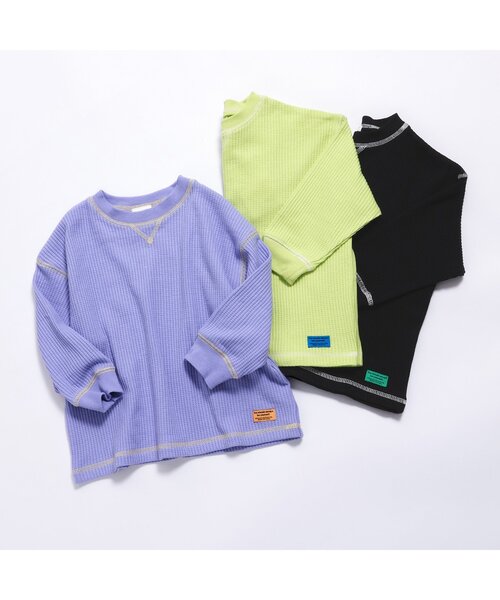 切替ワッフルロンT（Tシャツ/カットソー）｜BREEZE（ブリーズ）の