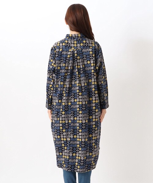 one'sterrace(ワンズテラス)の「クミハナ シャツワンピース(ワンピース・レディース・ブラック系8/グレー系4/ブルー系その他7・00)」の7枚目の写真