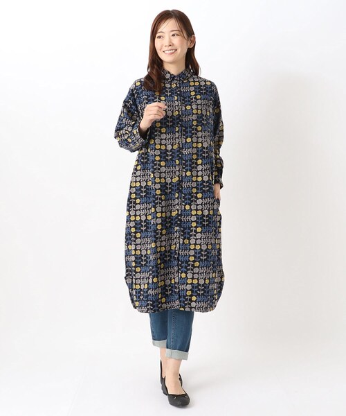 one'sterrace(ワンズテラス)の「クミハナ シャツワンピース(ワンピース・レディース・ブラック系8/グレー系4/ブルー系その他7・00)」の18枚目の写真