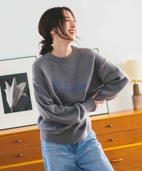 B:MING by BEAMS（ビーミングバイビームス）の「ロゴ インターシャ