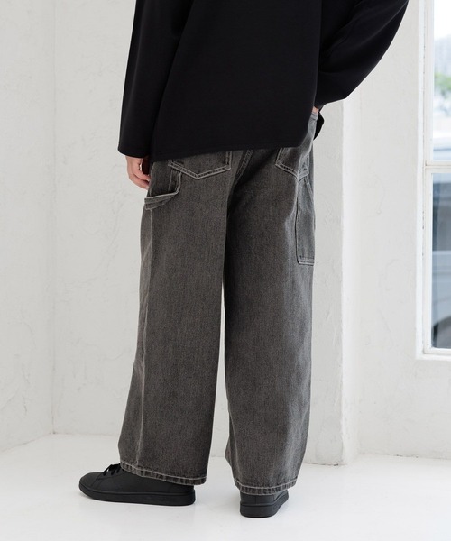 LAKOLE（ラコレ）の「ペインターデニムパンツ/145347（デニムパンツ・メンズ・グレー/ブラック/ライトブルー・SMALL/MEDIUM/LARGE）」の2枚目の写真