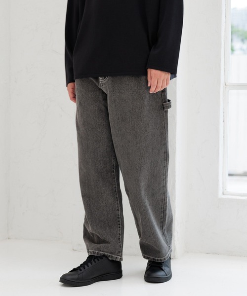 LAKOLE（ラコレ）の「ペインターデニムパンツ/145347（デニムパンツ・メンズ・グレー/ブラック/ライトブルー・SMALL/MEDIUM/LARGE）」の8枚目の写真