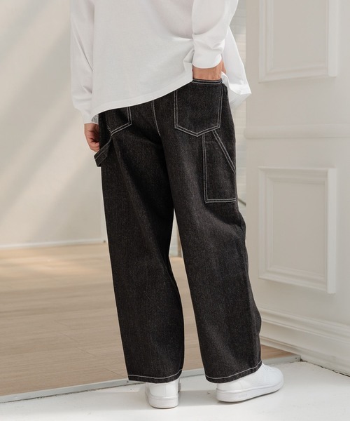 セール】ペインターデニムパンツ/145347（デニムパンツ）｜LAKOLE