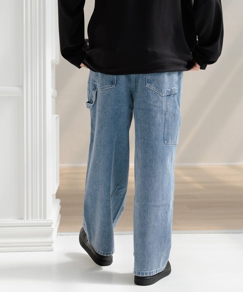 LAKOLE（ラコレ）の「ペインターデニムパンツ/145347（デニムパンツ・メンズ・グレー/ブラック/ライトブルー・SMALL/MEDIUM/LARGE）」の11枚目の写真