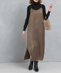 URBAN RESEARCH ROSSO WOMEN | サテンキャミワンピース(ワンピース)