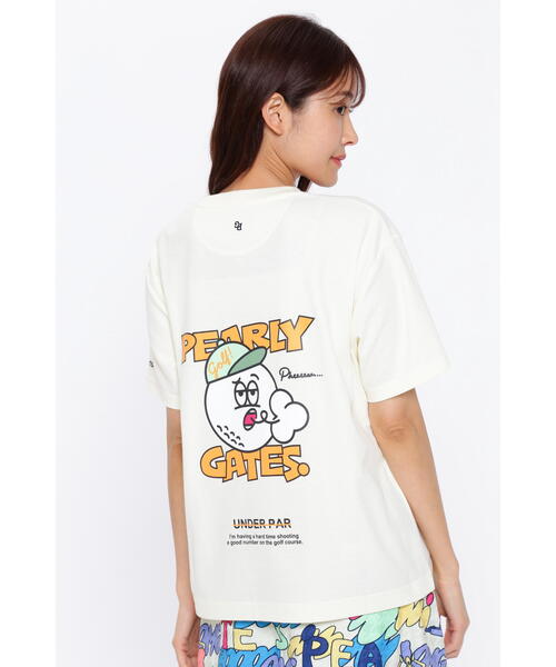 tシャツ 「PEARLY GATES」T/Cバーズアイ裏カノコ半袖Tシャツ レディース PEARLY GATES】T/Cバーズアイ裏カノコ半袖Tシャツ（Tシャツ