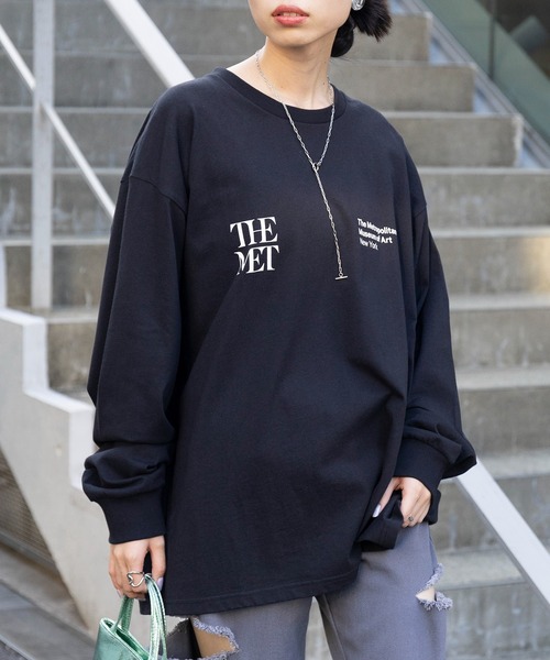 THE FINAL VIEW(ザファイナルビュー)の「【THE FINAL VIEW】THE MET ART TEE vintage print / メトロポリタン美術館 長袖Tシャツ(Tシャツ/カットソー・レディース・ホワイト系その他2/ブラック系その他3/ホワイト系その他4/ブラック系その他5/ブラック/ブラック系その他2/ホワイト系その他5/ホワイト/ホワイト系その他3/ブラック系その他4・FREE)」の12枚目の写真