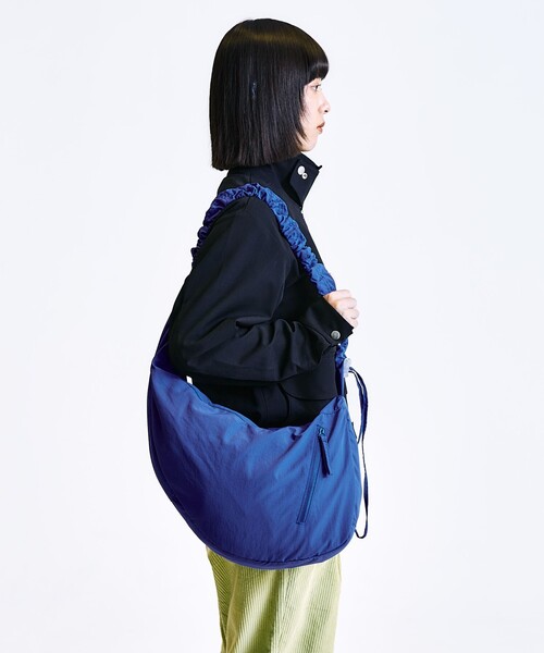 City Ambient Products: クランプル ムーン ギャザーショルダー バッグ