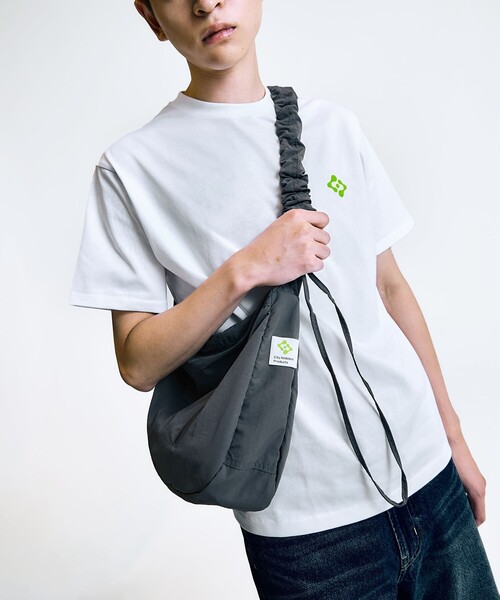City Ambient Products(シティアンビエントプロダクツ)の「City Ambient Products: クランプル ムーン ギャザーショルダー バッグ(ショルダーバッグ・メンズ・ダークグレー/ブラック/ブルー/ライトグレー・ONE SIZE)」の21枚目の写真