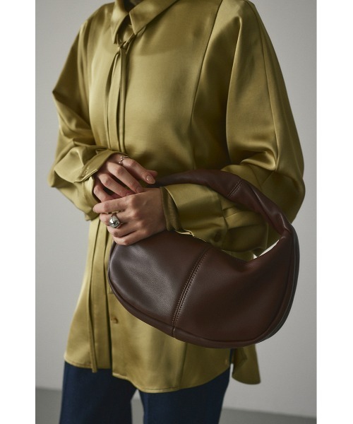 STYLEMIXER（スタイルミキサー）の「ツイストハンドルバッグ（ショルダーバッグ・レディース・アイボリー/ブラウン/ブラック・FREE）」の3枚目の写真