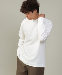 【ジャケインにオススメ】ポンチモックネックカットソー