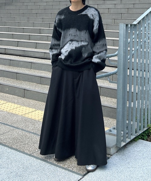MandO(エムオー)(エムオー)の「【MandO】サイドラインワイド袴パンツ(スラックス・メンズ・ブラック/ブラック系その他・MEDIUM/LARGE)」の12枚目の写真