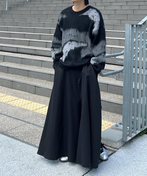 MandO(エムオー)(エムオー)の「【MandO】サイドラインワイド袴パンツ(スラックス・メンズ・ブラック/ブラック系その他・MEDIUM/LARGE)」の13枚目の写真