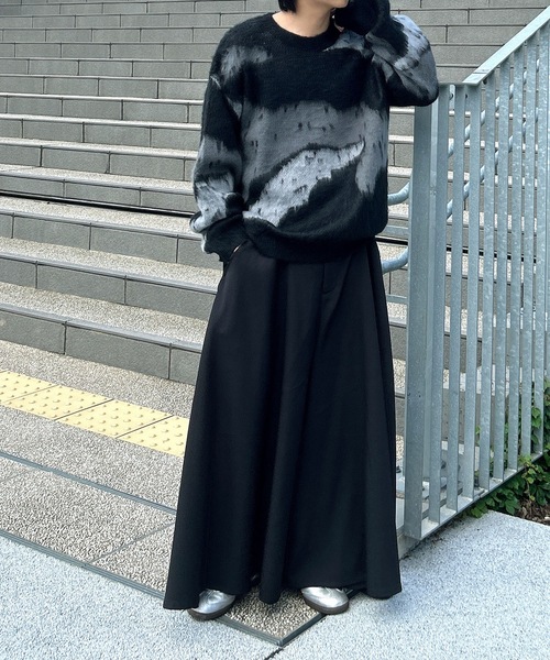 MandO(エムオー)(エムオー)の「【MandO】サイドラインワイド袴パンツ(スラックス・メンズ・ブラック/ブラック系その他・MEDIUM/LARGE)」の15枚目の写真