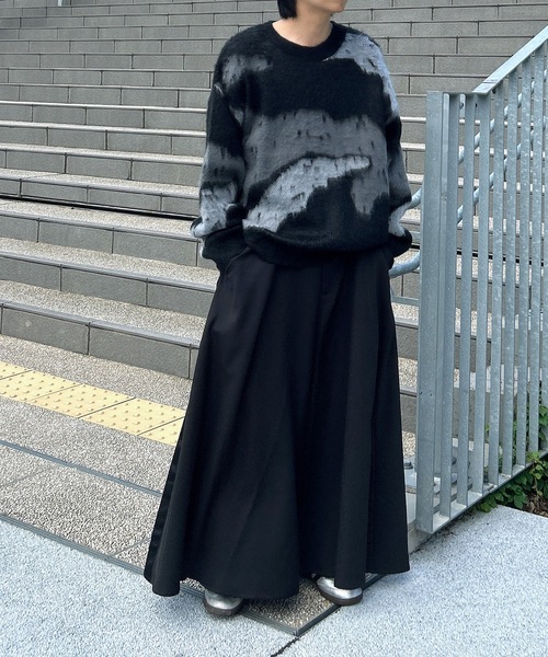 MandO(エムオー)(エムオー)の「【MandO】サイドラインワイド袴パンツ(スラックス・メンズ・ブラック/ブラック系その他・MEDIUM/LARGE)」の16枚目の写真