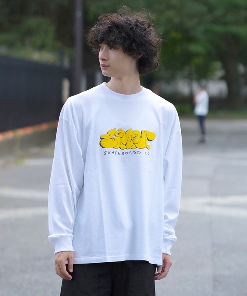 ELEMENT（エレメント）の「ELEMENT メンズ TAG LS ロンＴ 【2024年秋冬モデル】/エレメント長袖ロンT（Tシャツ/カットソー・メンズ・ホワイト/ブラック/ブラック系その他・MEDIUM/LARGE/X-LARGE）」の6枚目の写真
