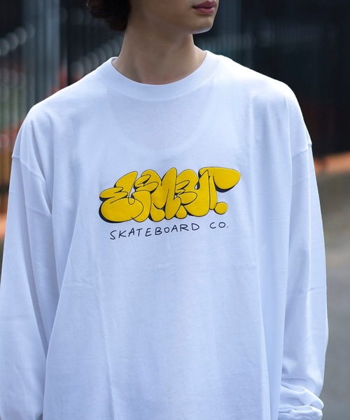 ELEMENT（エレメント）の「ELEMENT メンズ TAG LS ロンＴ 【2024年秋冬モデル】/エレメント長袖ロンT（Tシャツ/カットソー・メンズ・ホワイト/ブラック/ブラック系その他・MEDIUM/LARGE/X-LARGE）」の8枚目の写真