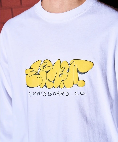 ELEMENT（エレメント）の「ELEMENT メンズ TAG LS ロンＴ 【2024年秋冬モデル】/エレメント長袖ロンT（Tシャツ/カットソー・メンズ・ホワイト/ブラック/ブラック系その他・MEDIUM/LARGE/X-LARGE）」の11枚目の写真