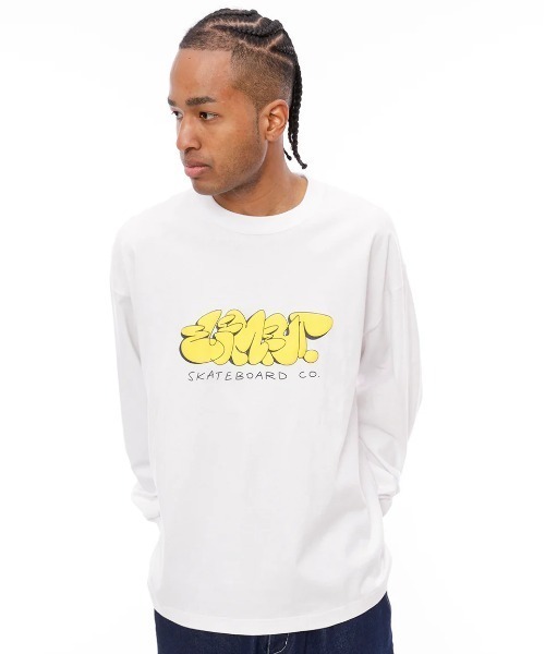 ELEMENT（エレメント）の「ELEMENT メンズ TAG LS ロンＴ 【2024年秋冬モデル】/エレメント長袖ロンT（Tシャツ/カットソー・メンズ・ホワイト/ブラック/ブラック系その他・MEDIUM/LARGE/X-LARGE）」の12枚目の写真