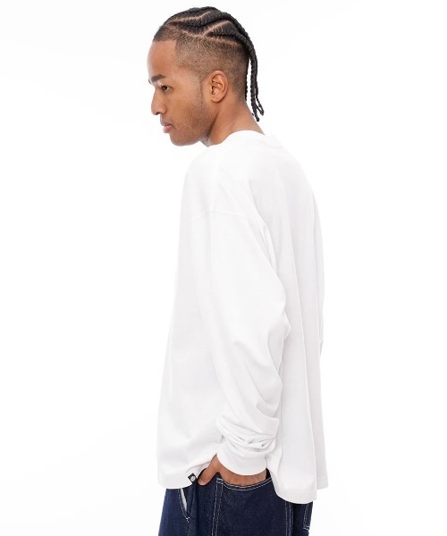 ELEMENT（エレメント）の「ELEMENT メンズ TAG LS ロンＴ 【2024年秋冬モデル】/エレメント長袖ロンT（Tシャツ/カットソー・メンズ・ホワイト/ブラック/ブラック系その他・MEDIUM/LARGE/X-LARGE）」の13枚目の写真