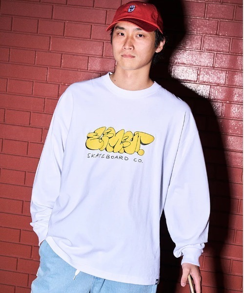 ELEMENT（エレメント）の「ELEMENT メンズ TAG LS ロンＴ 【2024年秋冬モデル】/エレメント長袖ロンT（Tシャツ/カットソー・メンズ・ホワイト/ブラック/ブラック系その他・MEDIUM/LARGE/X-LARGE）」の9枚目の写真