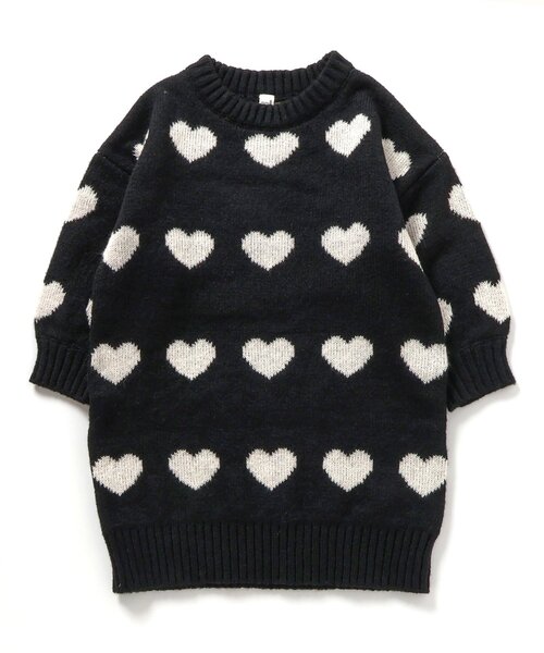 apres les cours（アプレレクール）の「【WEB限定】ハートニット