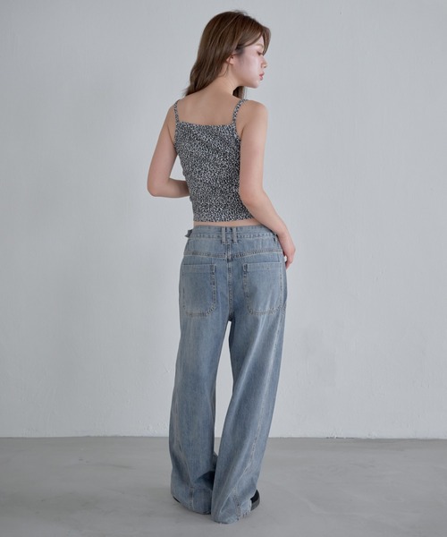 MOUSSY レオパード　キャミソール moussy レオパード キャミソールワンピース - メルカリ