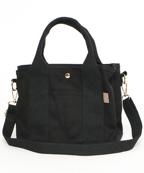 GORGE（ゴージ）の「《収納力◎》レディース キャンバス ルーム2WAYミニトート ショルダーバッグ 春夏秋冬（ハンドバッグ・レディース・グレー/ベージュ系その他/ベージュ/アイボリー/ホワイト×ブラック/ブラック/ホワイト系その他/グレー系その他・F）」の5枚目の写真