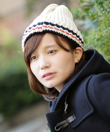 HIGHLAND 2000 | HIGHLAND 2000/カラーラインリブニット帽(ニットキャップ/ビーニー)