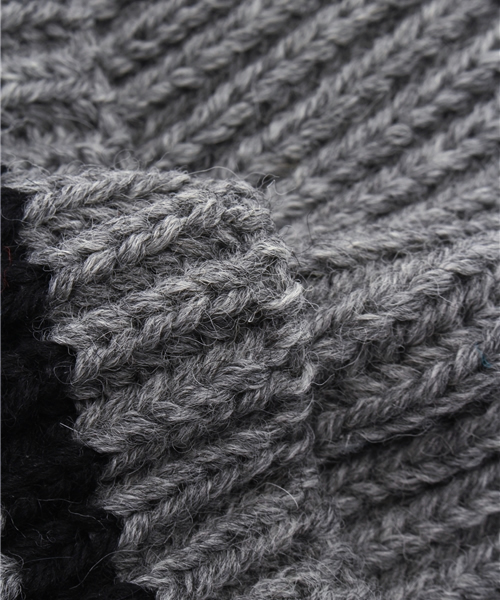 HIGHLAND 2000(ハイランドトゥーサウザンド)の「HIGHLAND 2000/カラーラインリブニット帽(ニットキャップ/ビーニー・レディース・ホワイト/グレー・FREE)」の5枚目の写真