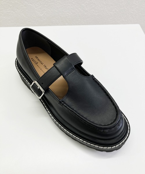 ORiental TRaffic モカシン 黒&ベージュ2足 26cm ORiental TRaffic】レインローファー/R-1020[品番：ORTS0005798