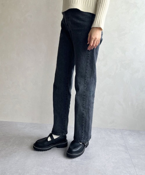 ORiental TRaffic（オリエンタルトラフィック）の「Tストラップシューズ 31382（モカシン/デッキシューズ・レディース・ブラウン/ブラック・35/36/37/38/39）」の17枚目の写真