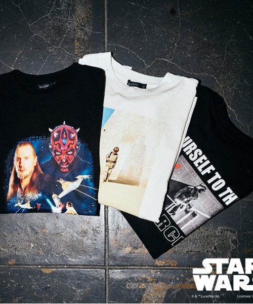 GLAZOS(グラソス)の「【大人向けサイズあり】【STAR WARS】ダース・ベイダー / バックプリント長袖Tシャツ(Tシャツ/カットソー・キッズ・ホワイト/ブラック・M/S/LL/L)」の11枚目の写真