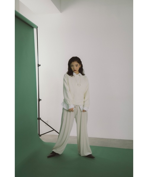 DRWCYS（ドロシーズ）の「ミドルゲージクルーニット（ニット/セーター・レディース・ホワイト/レッド・FREE）」の18枚目の写真